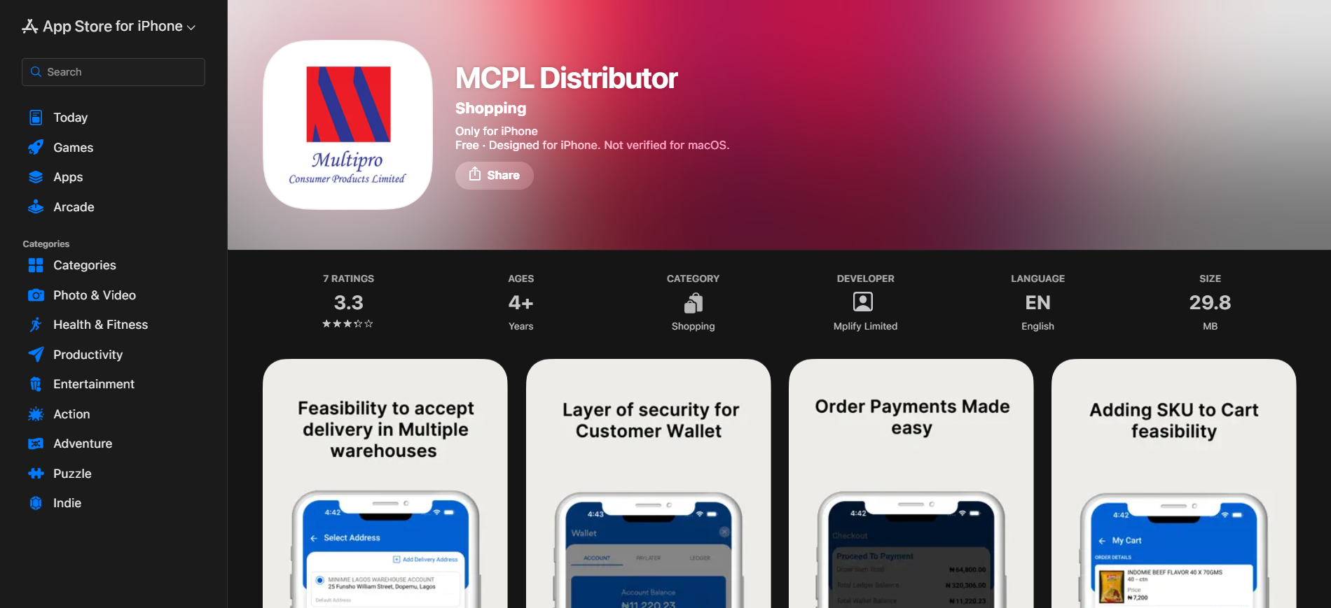 MCPL Distributor